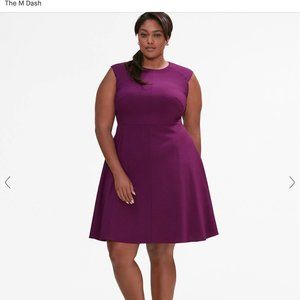 MM Lafleur Toi Dress in Deep Plum - size +1